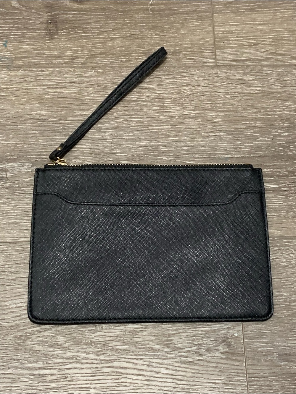 Sondra Roberts Squared Black wristlet purse clutch 8.5 X 6”